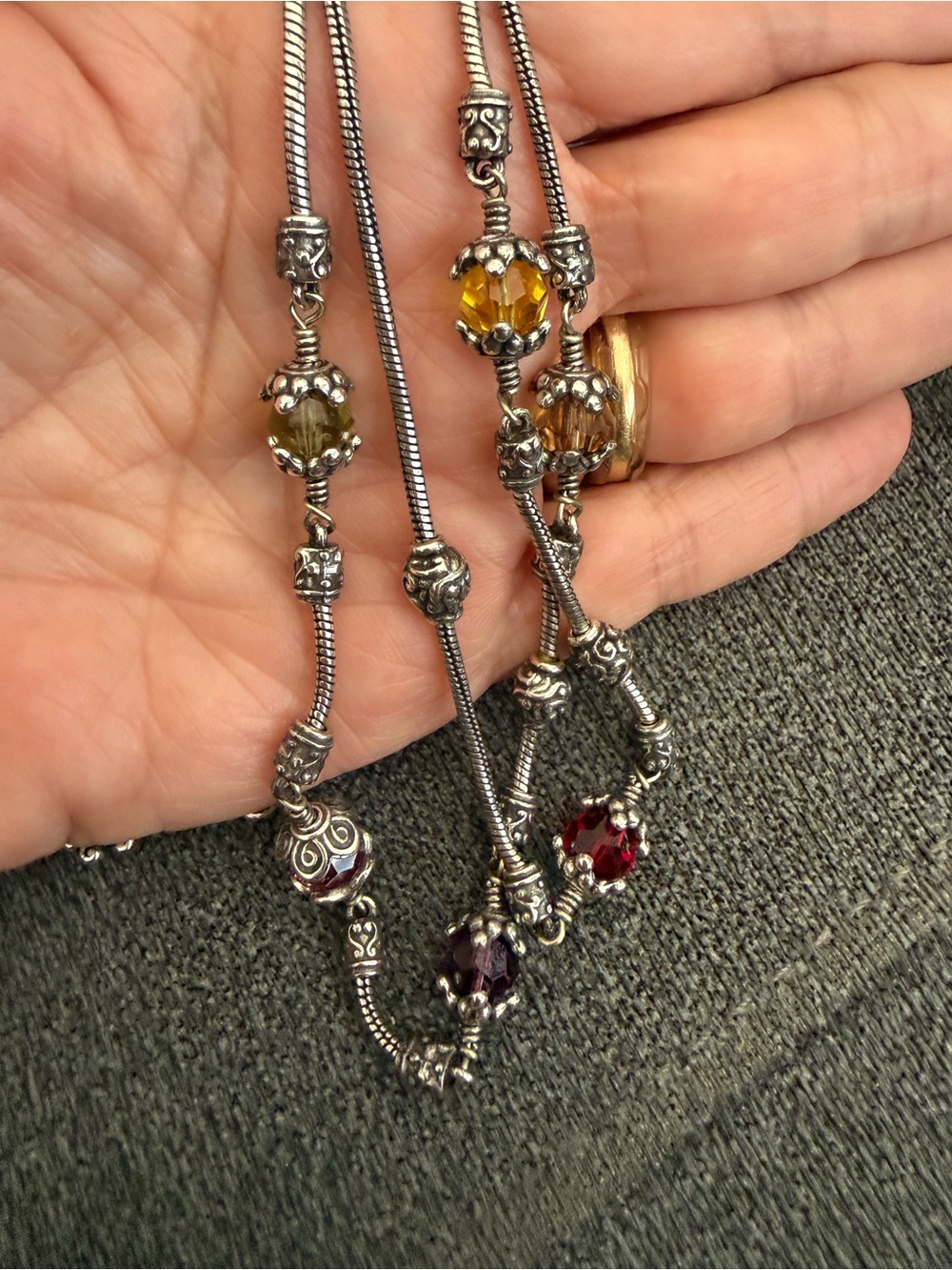 Brighton Crystal Bead Necklace and Bracelet Set - Picture 5 of 8